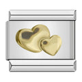 Double Hearts - Silver