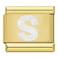 Letter S - Gold