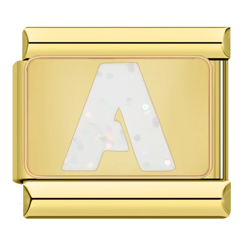 Letter A - Gold